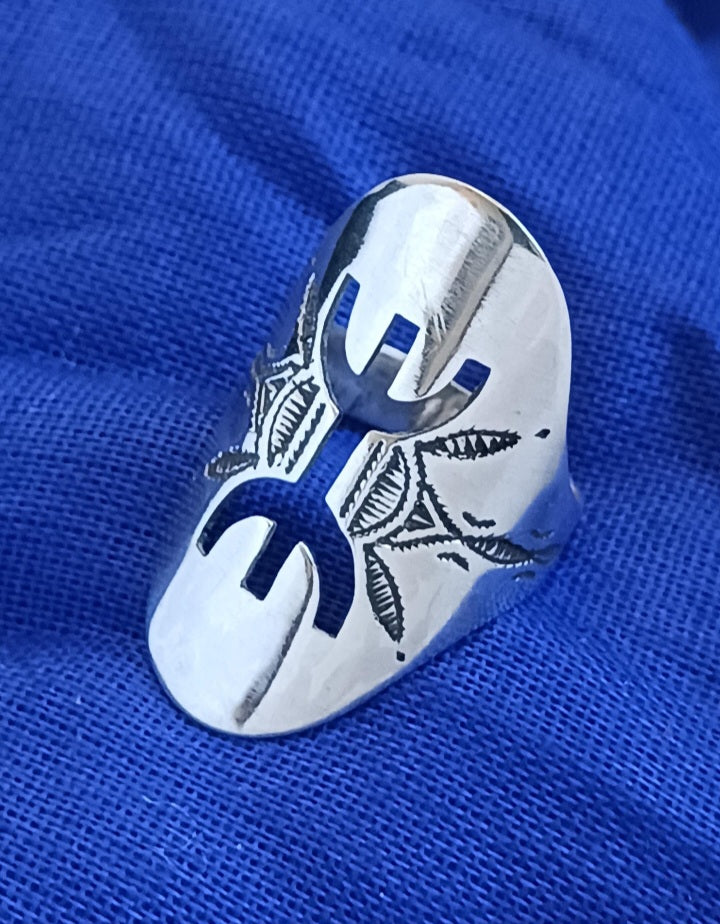Bague touareg en argent massif