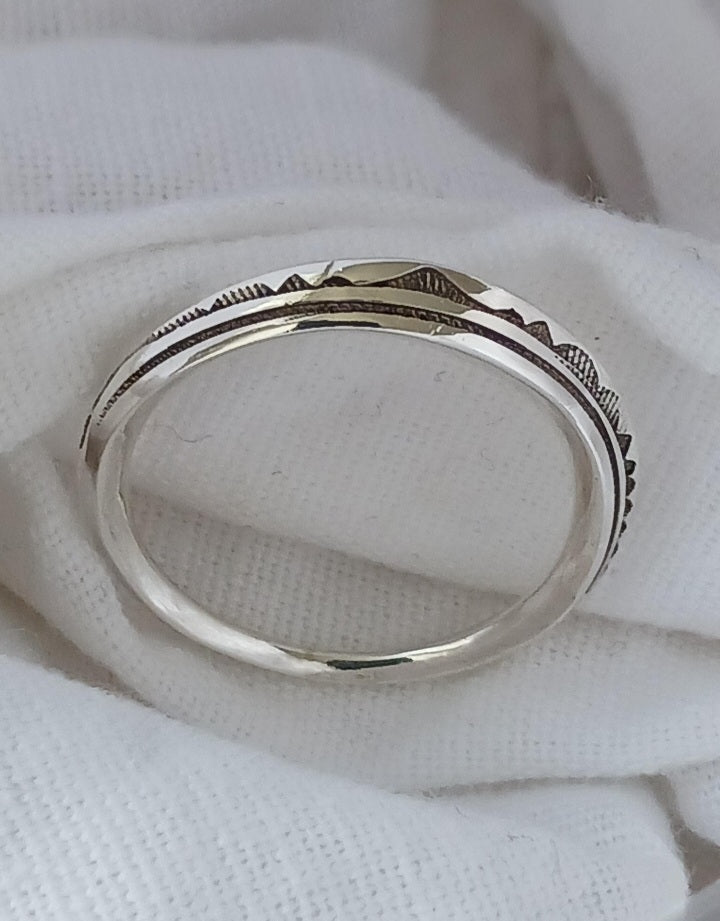 Bague touareg en argent massif