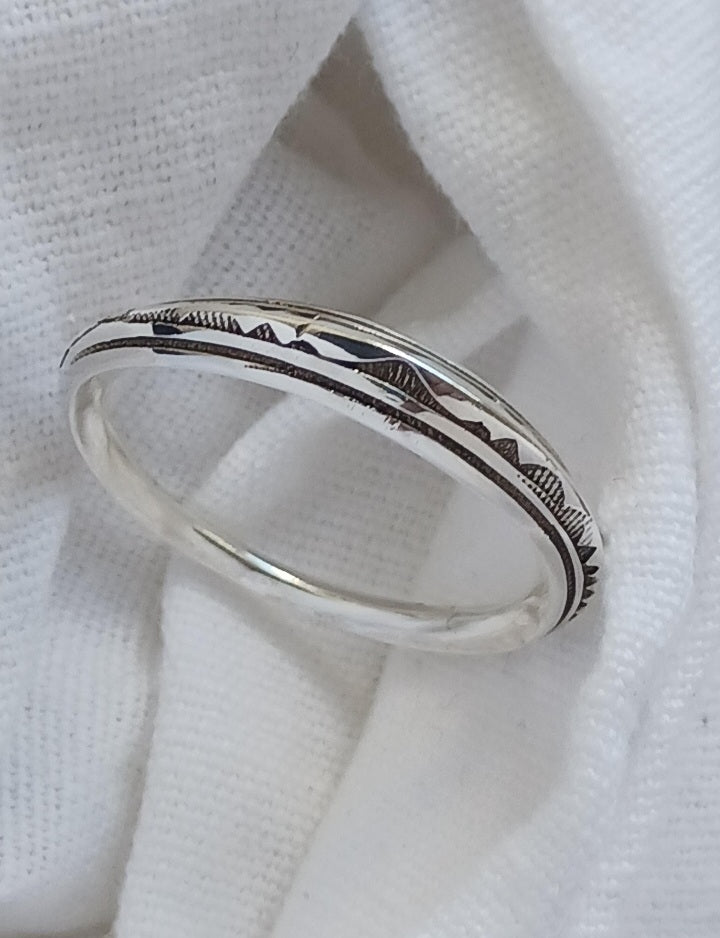 Bague touareg en argent massif
