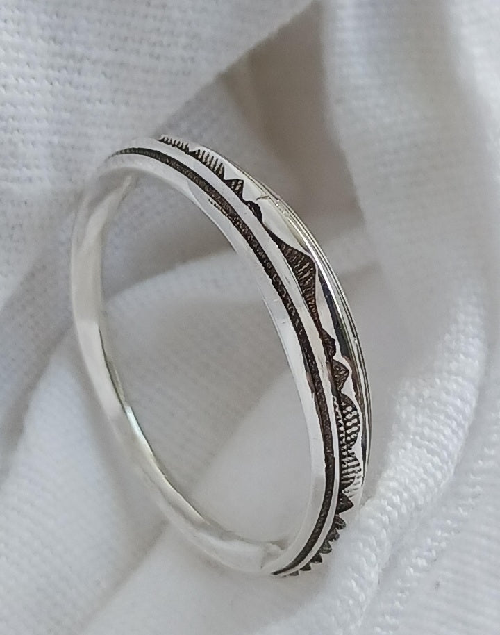 Bague touareg en argent massif