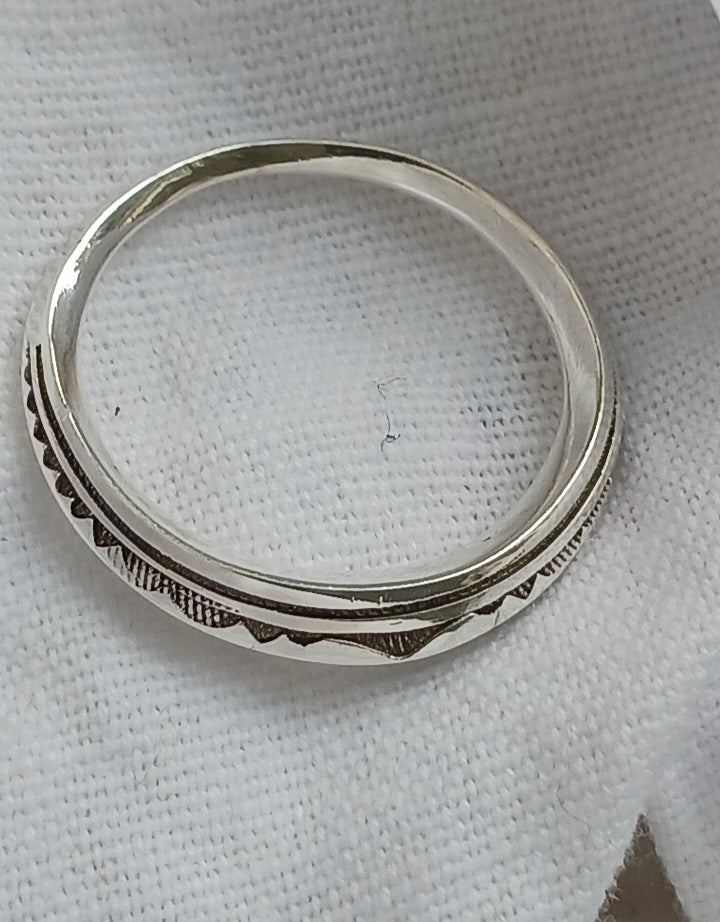 Bague touareg en argent massif