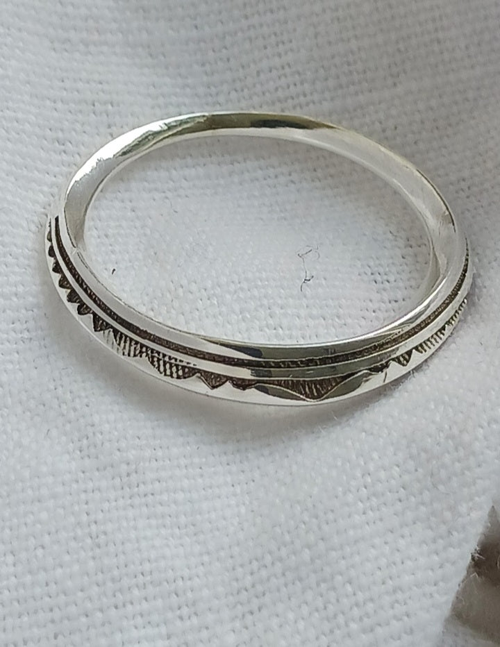 Bague touareg en argent massif