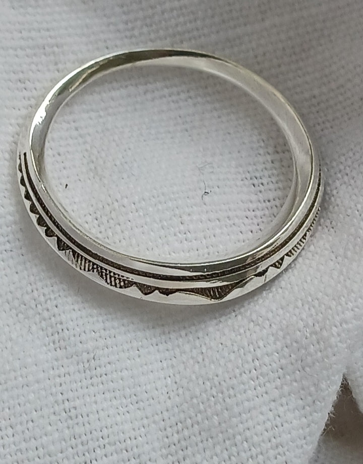 Bague touareg en argent massif