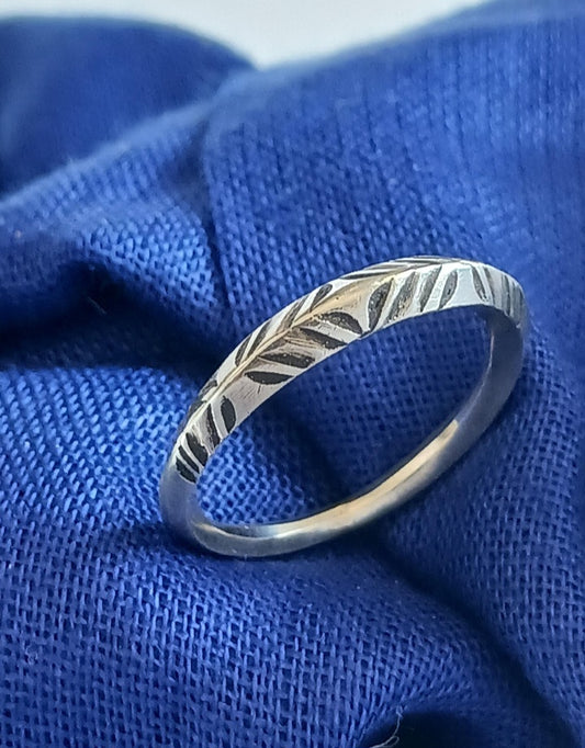 Bague touareg en argent massif