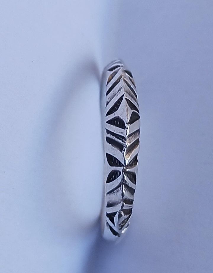 Bague touareg en argent massif