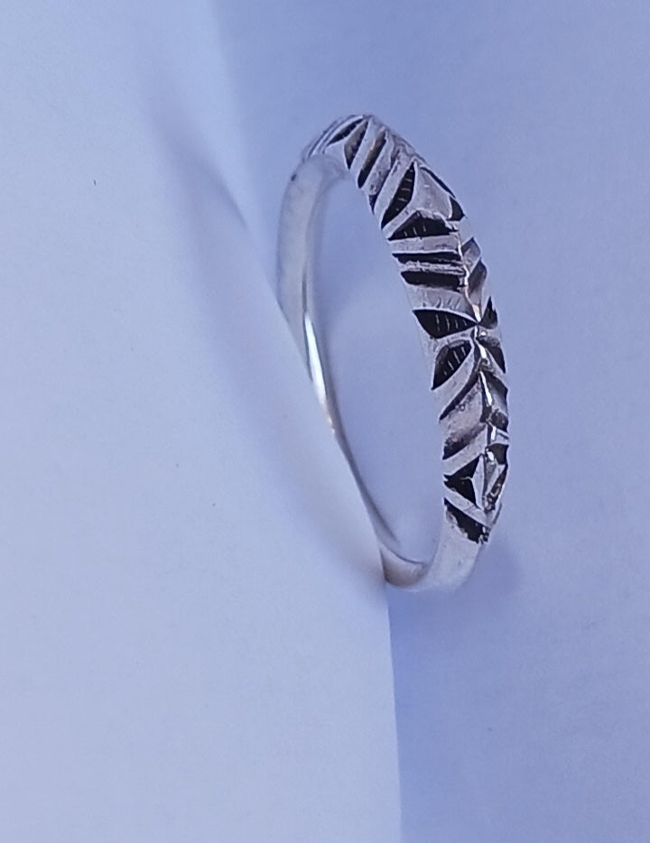Bague touareg en argent massif