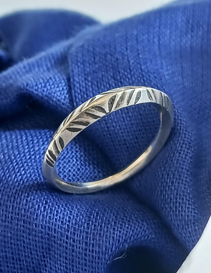Bague touareg en argent massif