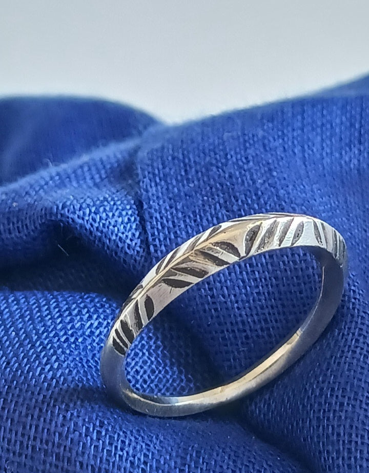 Bague touareg en argent massif