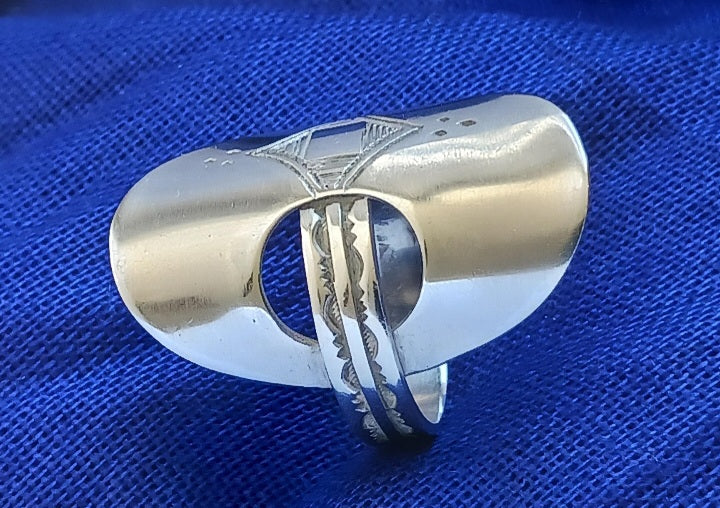 Bague touareg en argent massif