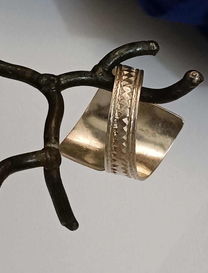 Bague touareg en argent massif