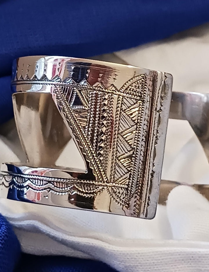 Bracelet touareg en laiton
