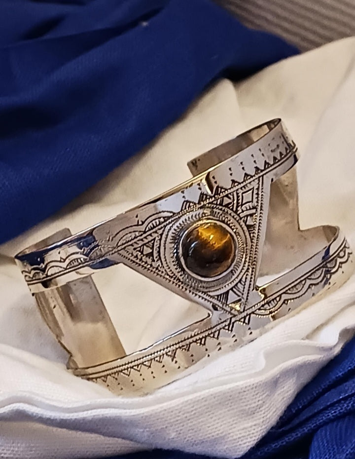 Bracelet touareg en laiton