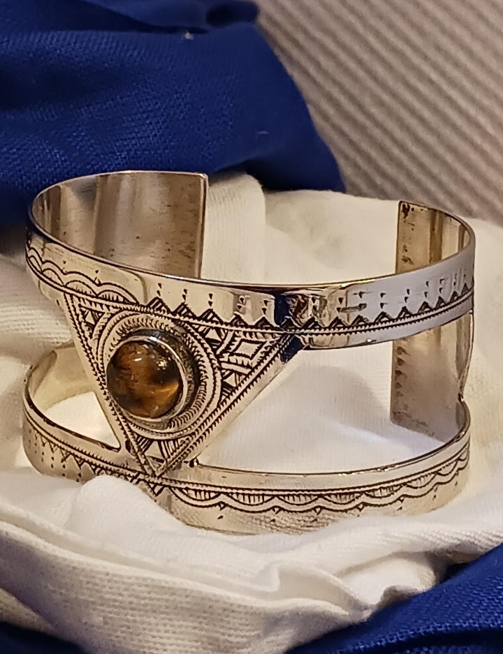 Bracelet touareg en laiton