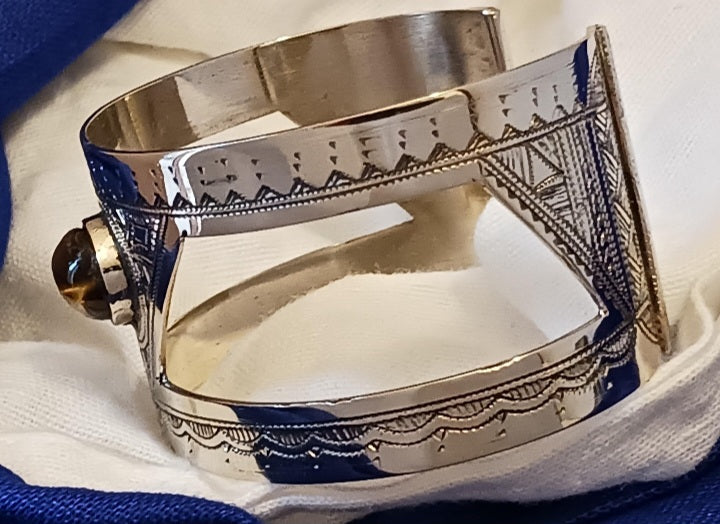 Bracelet touareg en laiton