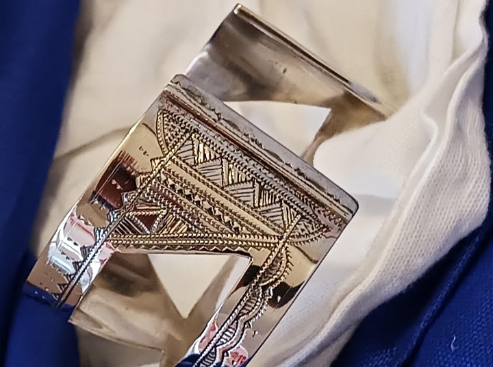Bracelet touareg en laiton