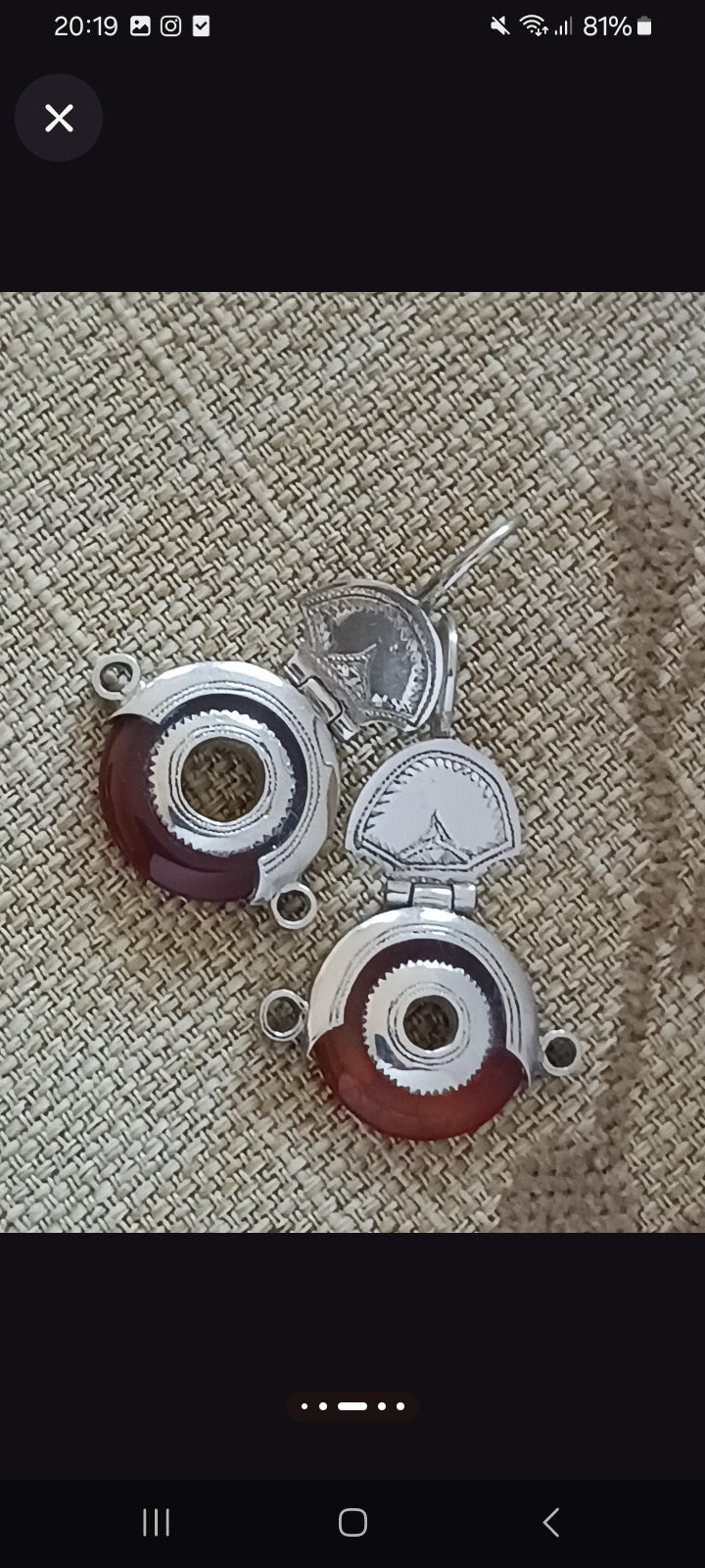 Boucles d'oreilles touarègue
