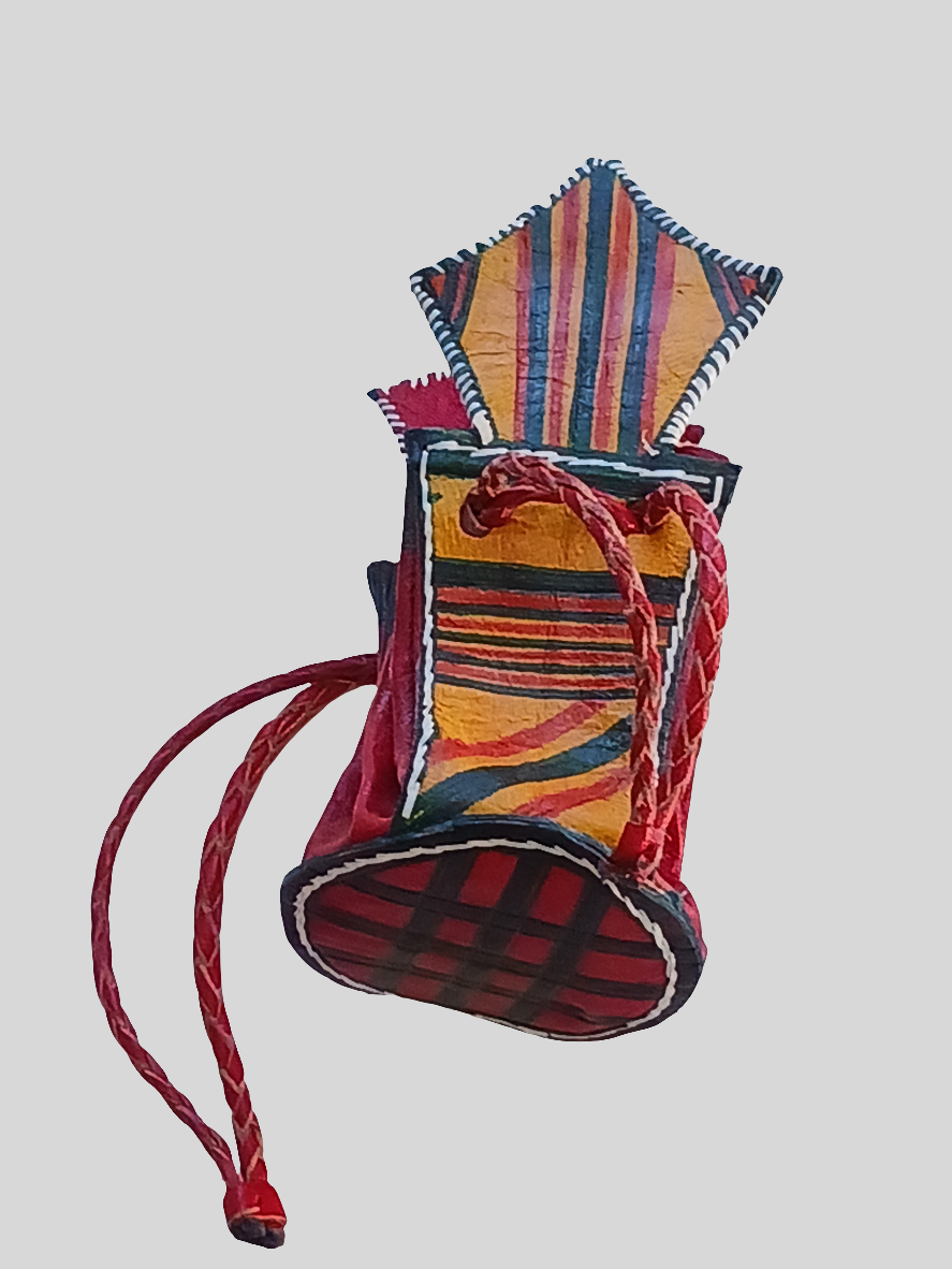 Bourse touareg en cuir
