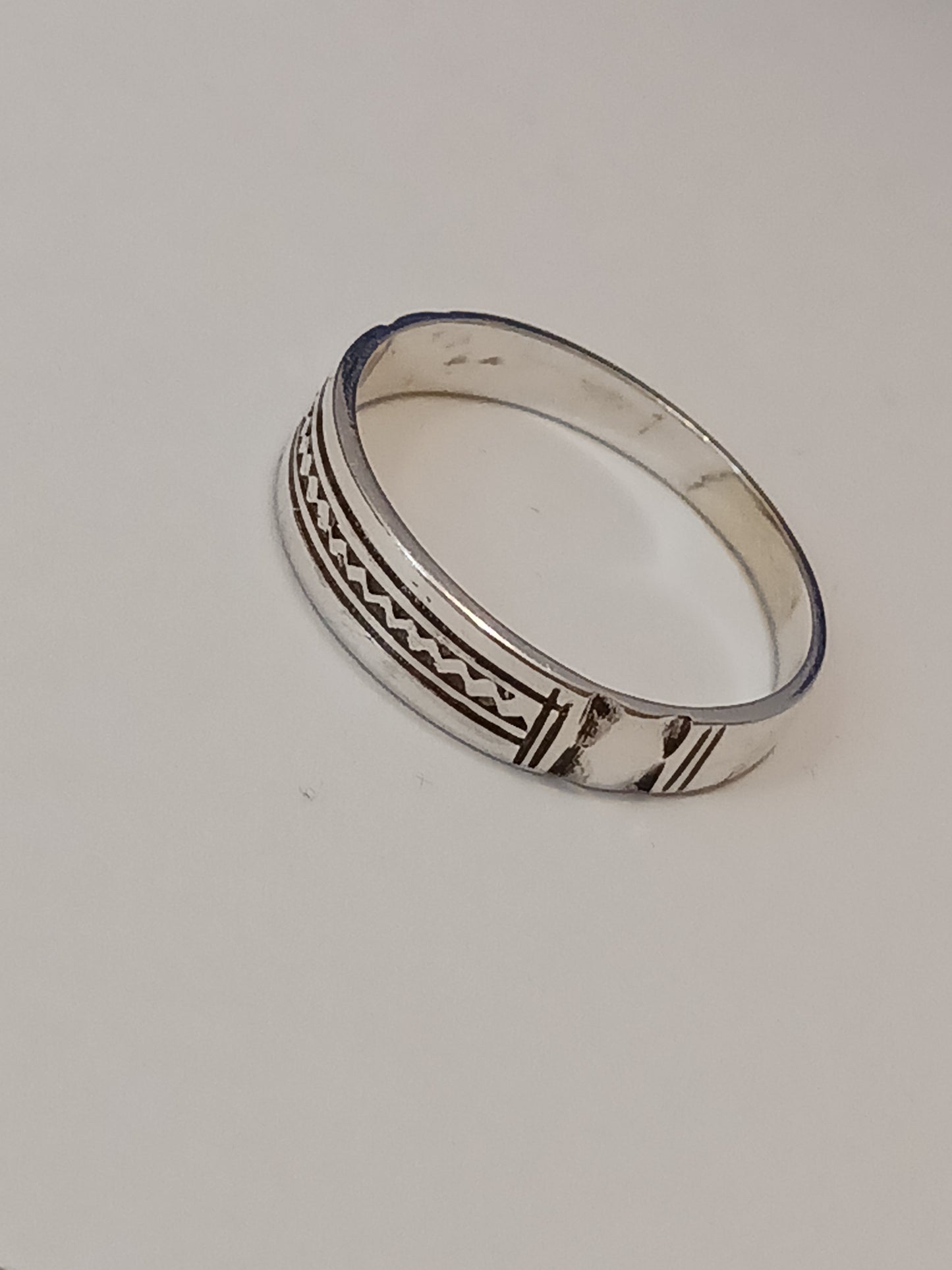 Bague touareg en argent massif