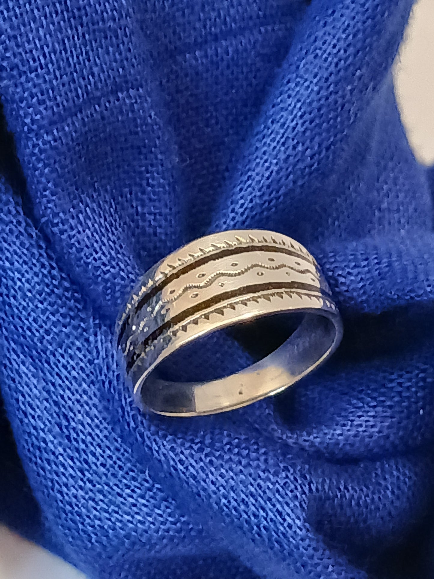 Bague touareg en argent massif