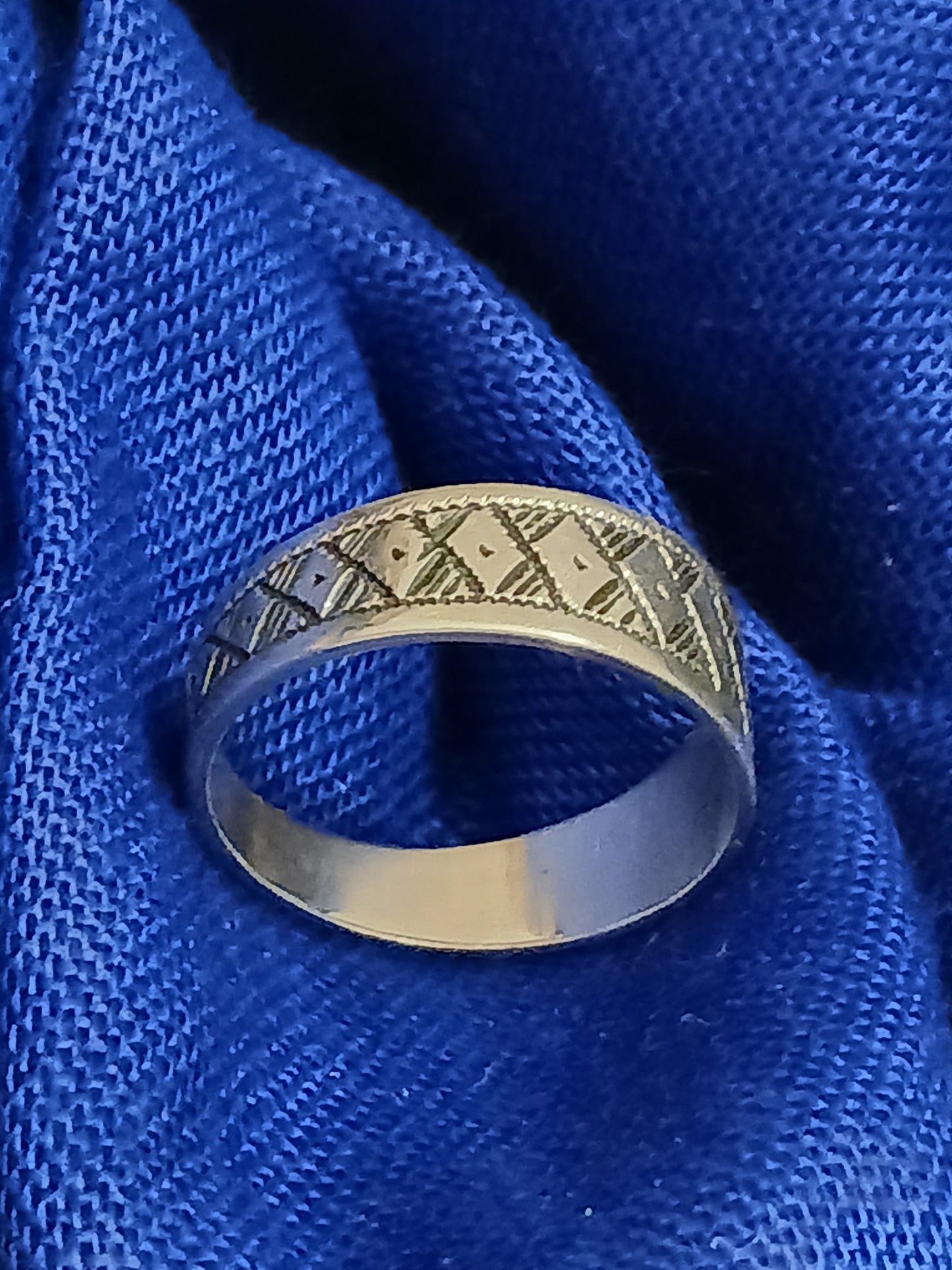 Bague touareg en argent massif