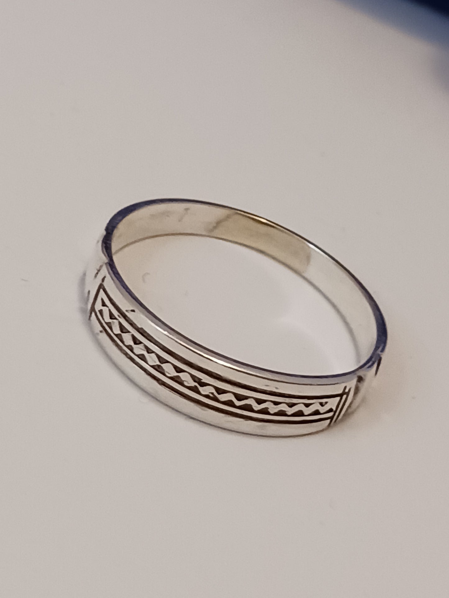 Bague touareg en argent massif