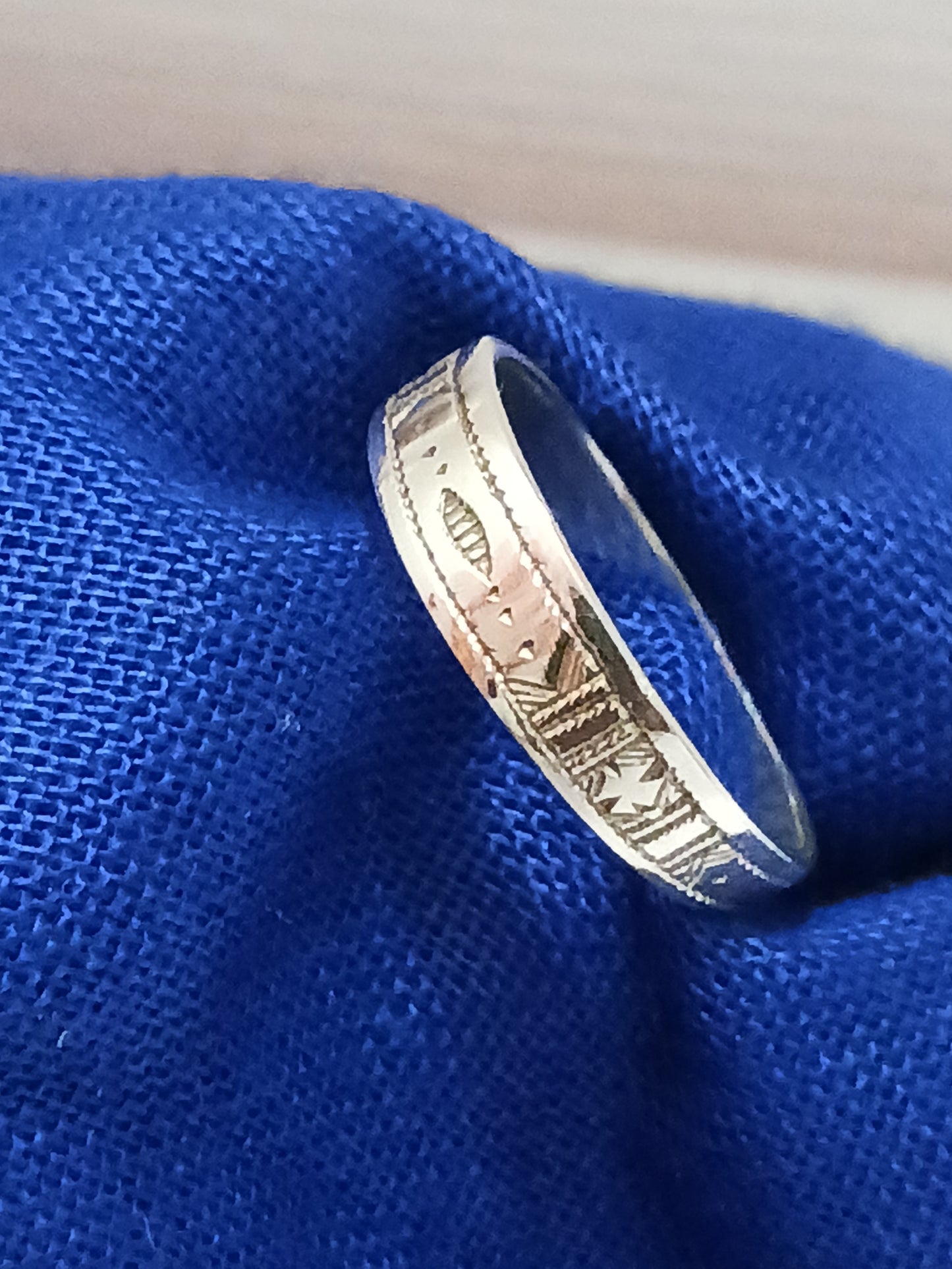 Bague touareg en argent massif