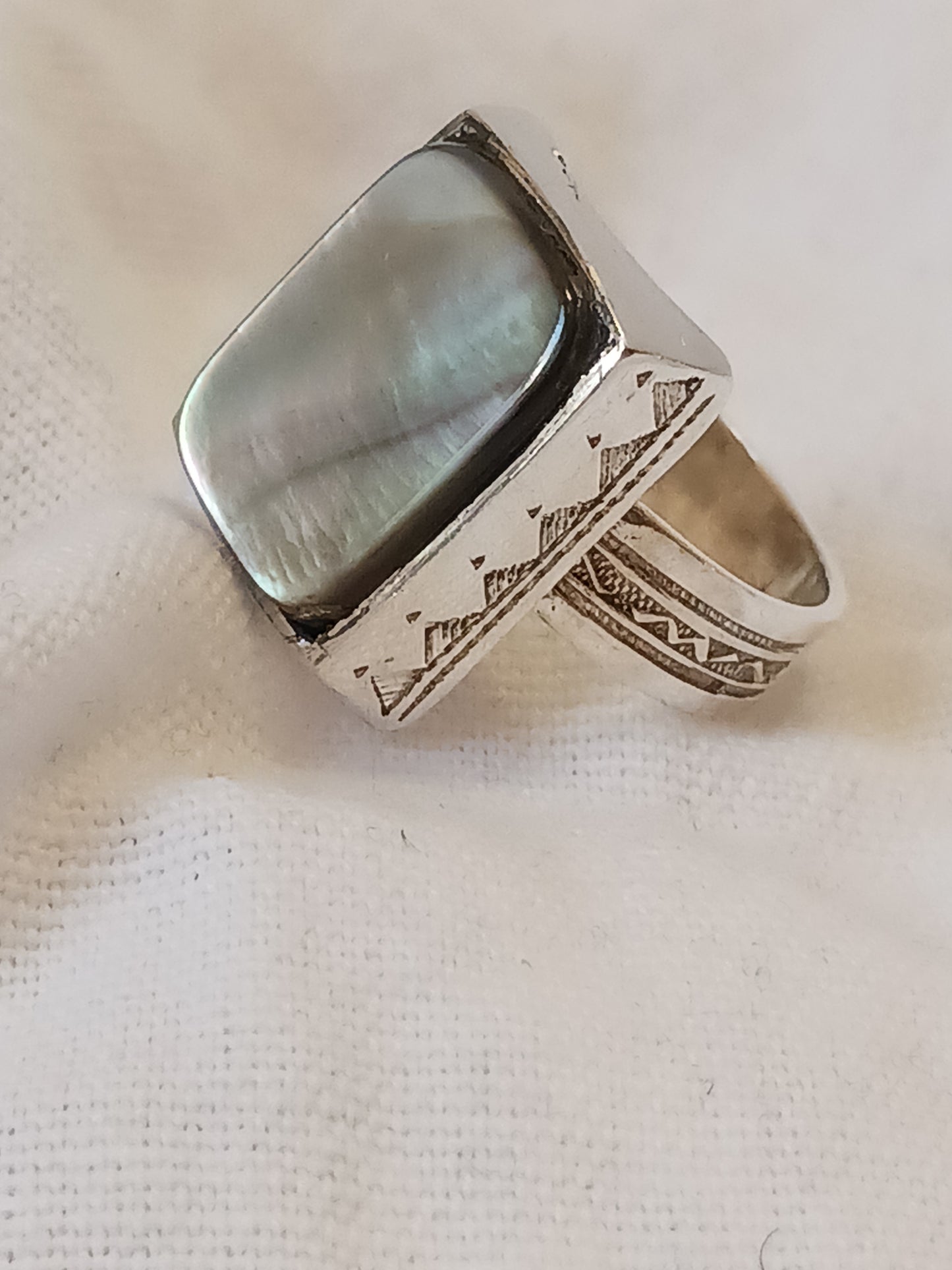 Bague touareg en argent massif