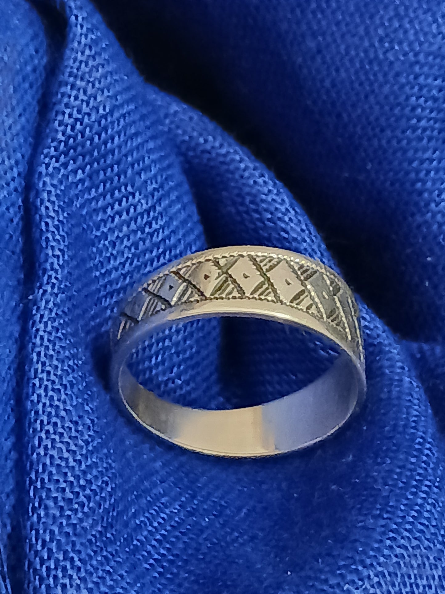 Bague touareg en argent massif