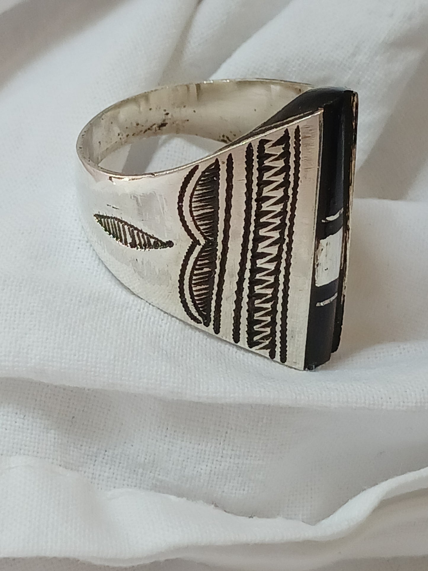 Bague touareg en argent massif