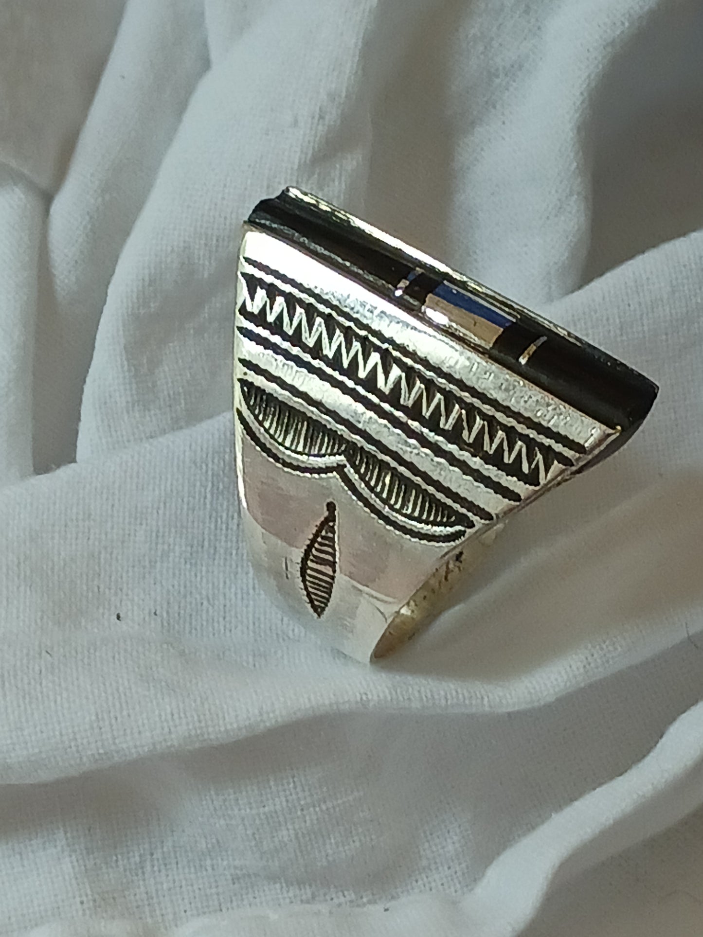 Bague touareg en argent massif