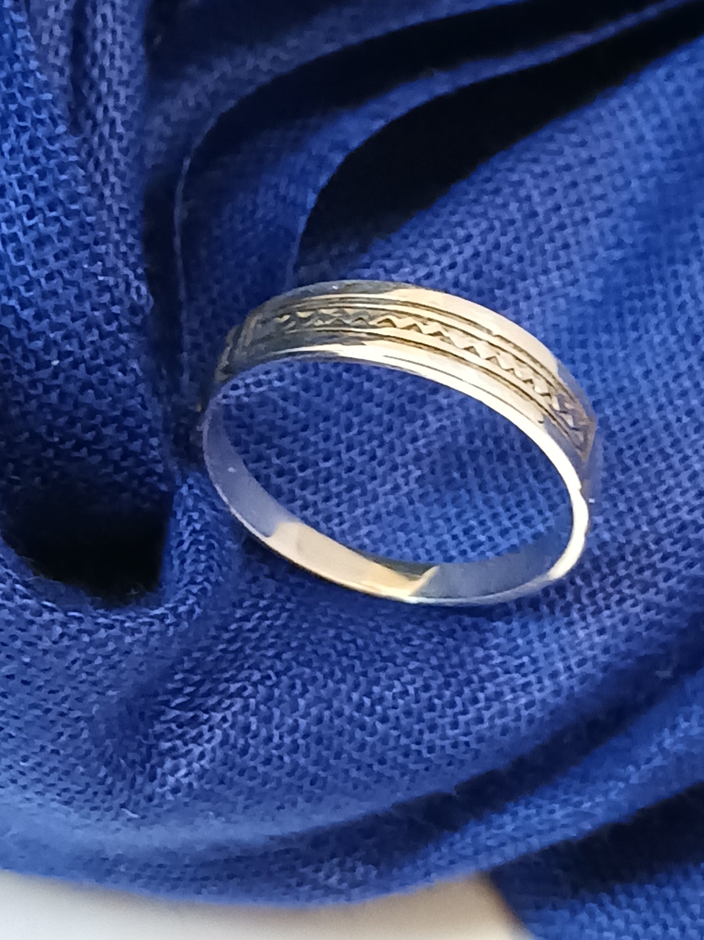 Bague touareg en argent massif