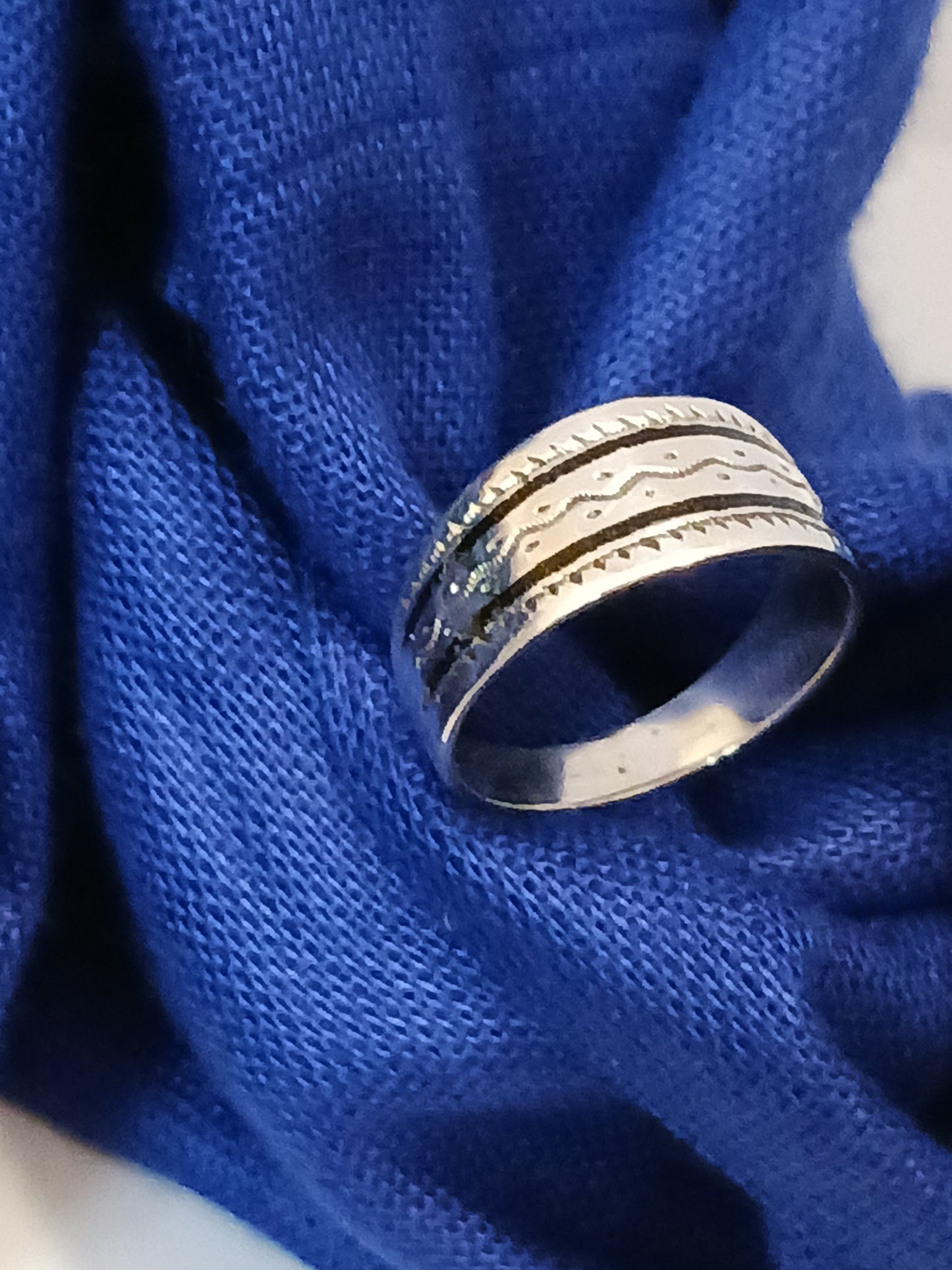 Bague touareg en argent massif