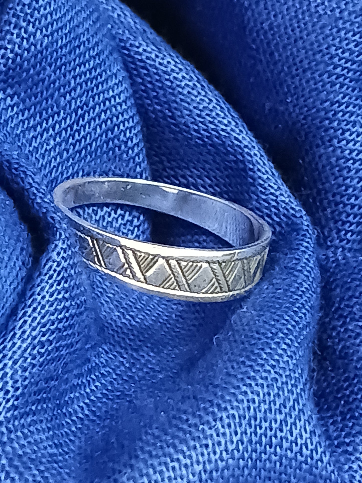 Bague touareg en argent massif