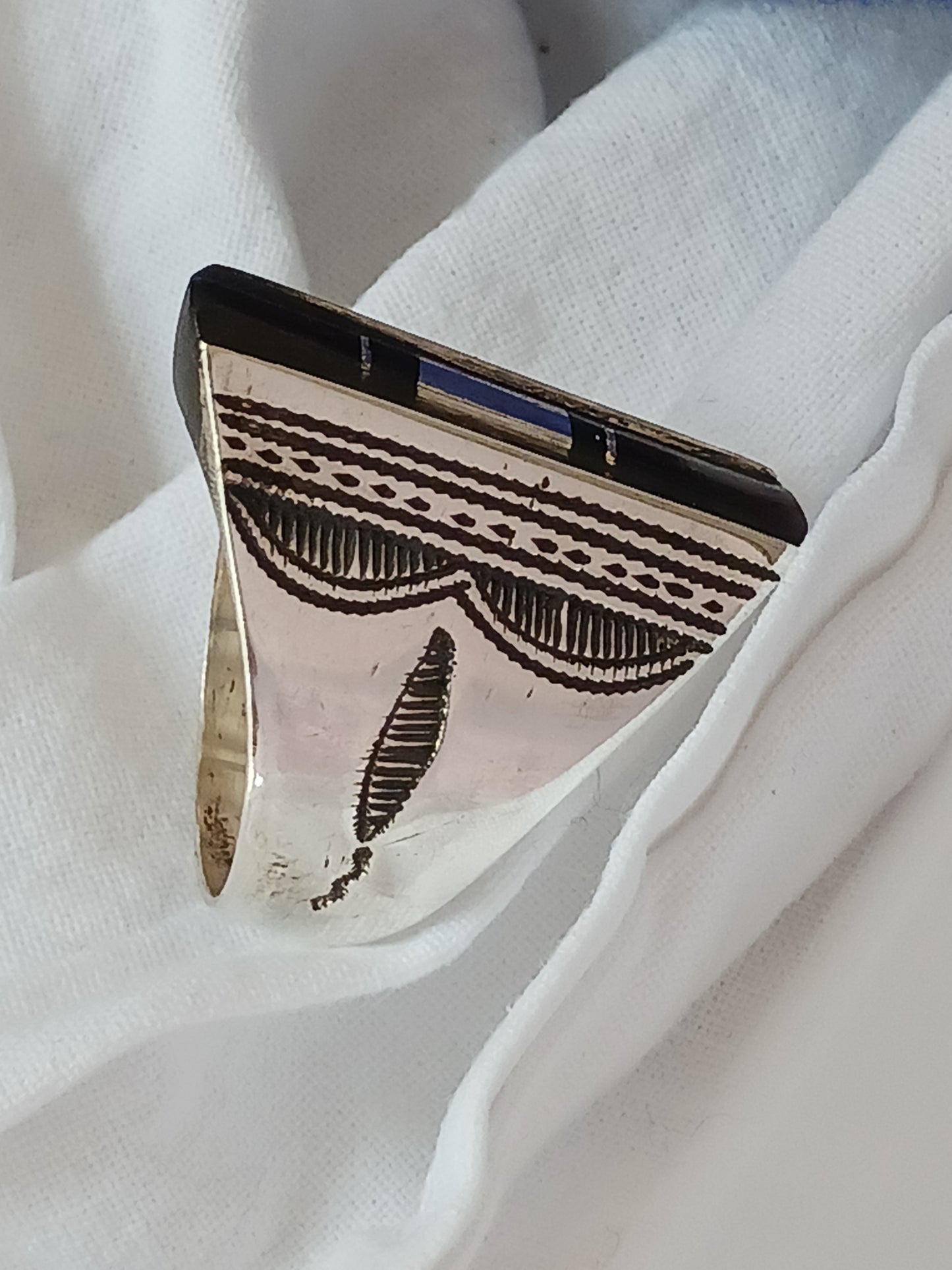 Bague touareg en argent massif