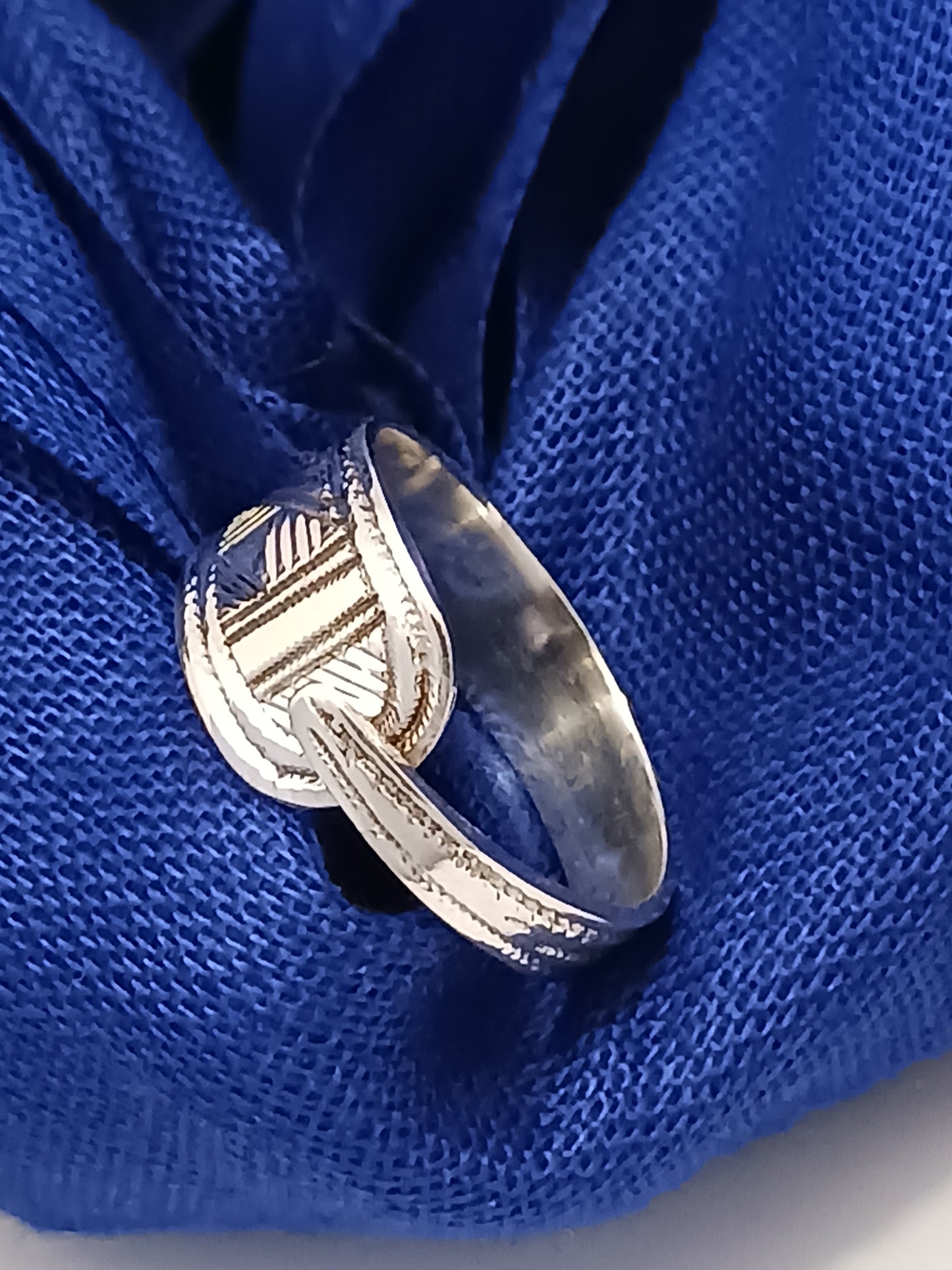 Bague touareg en argent massif