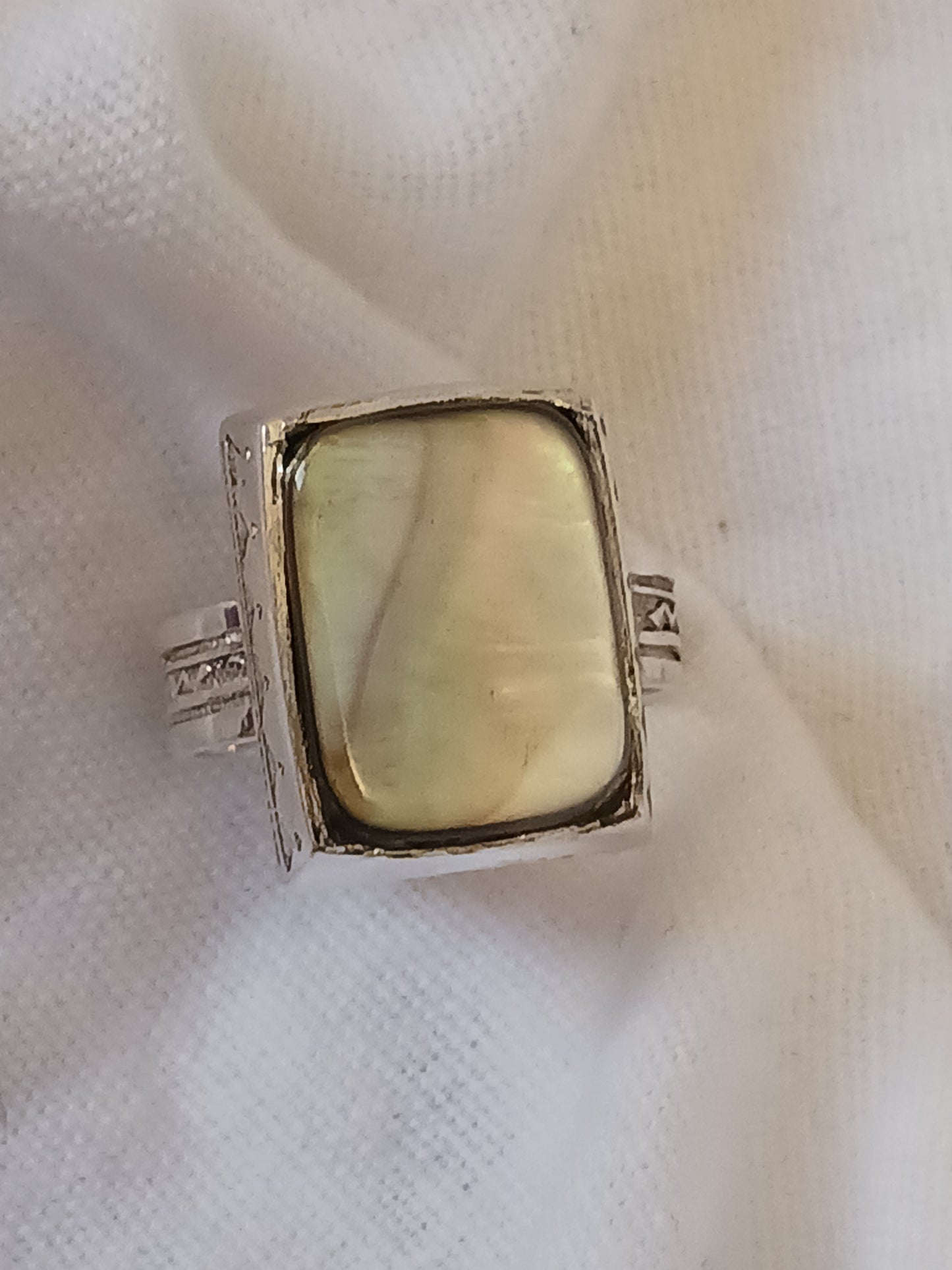 Bague touareg en argent massif