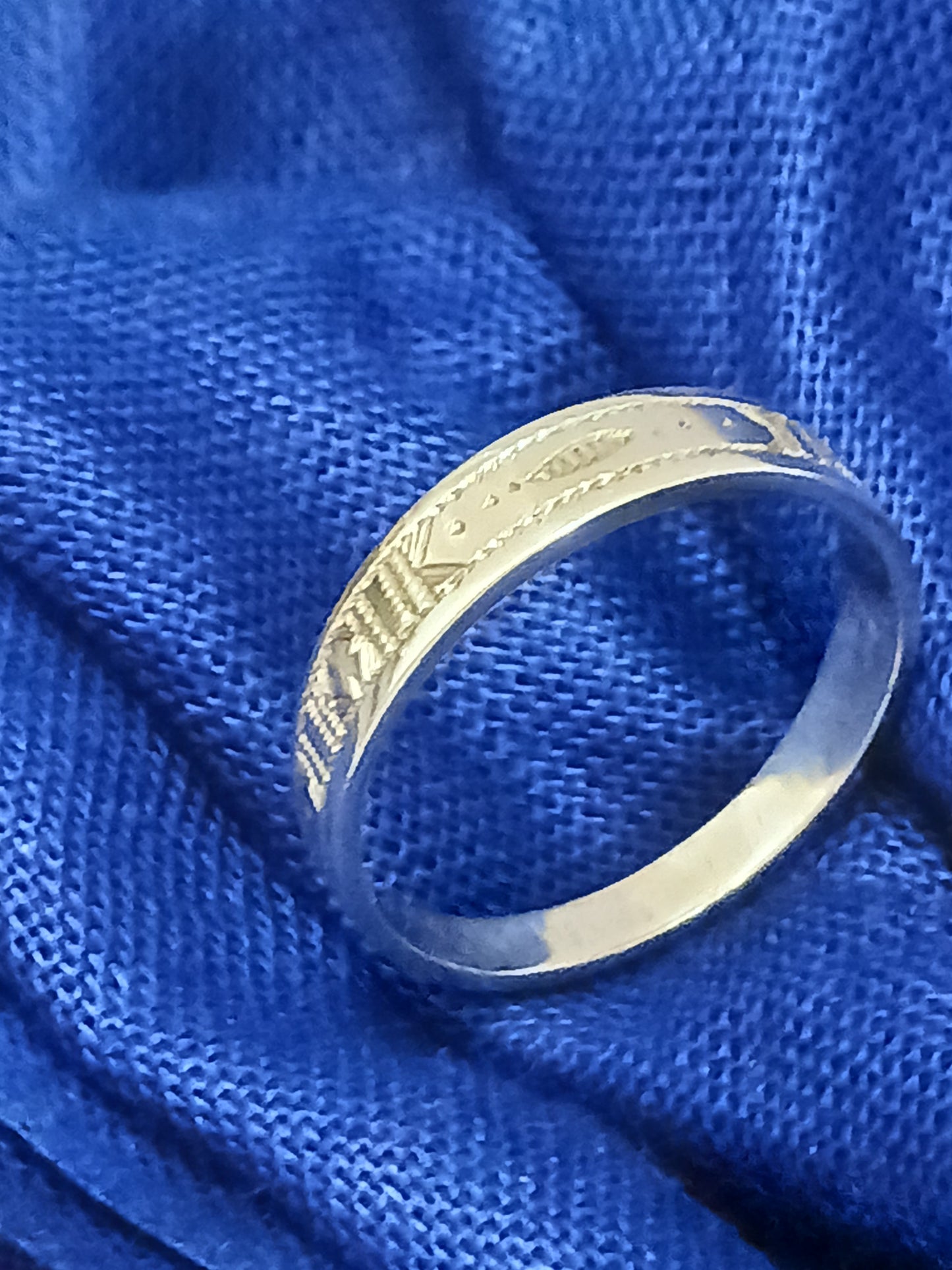 Bague touareg en argent massif