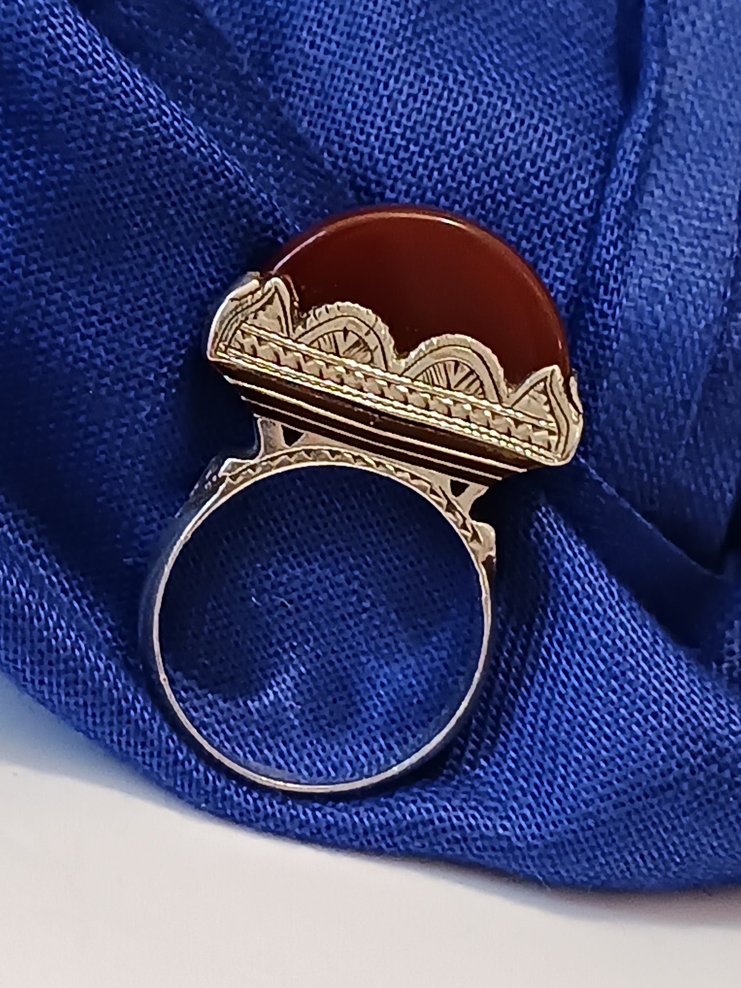 Bague touareg en argent massif