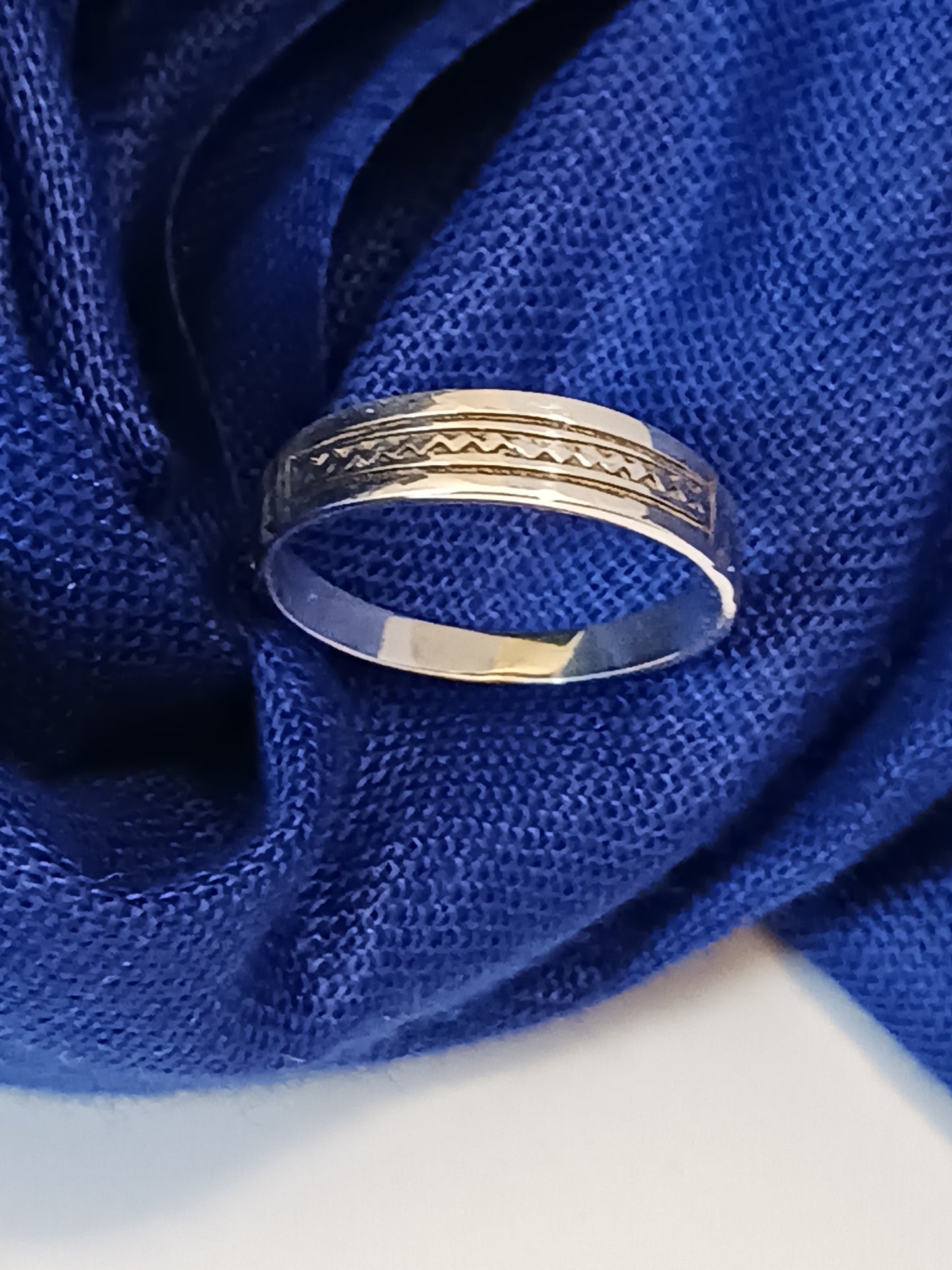 Bague touareg en argent massif