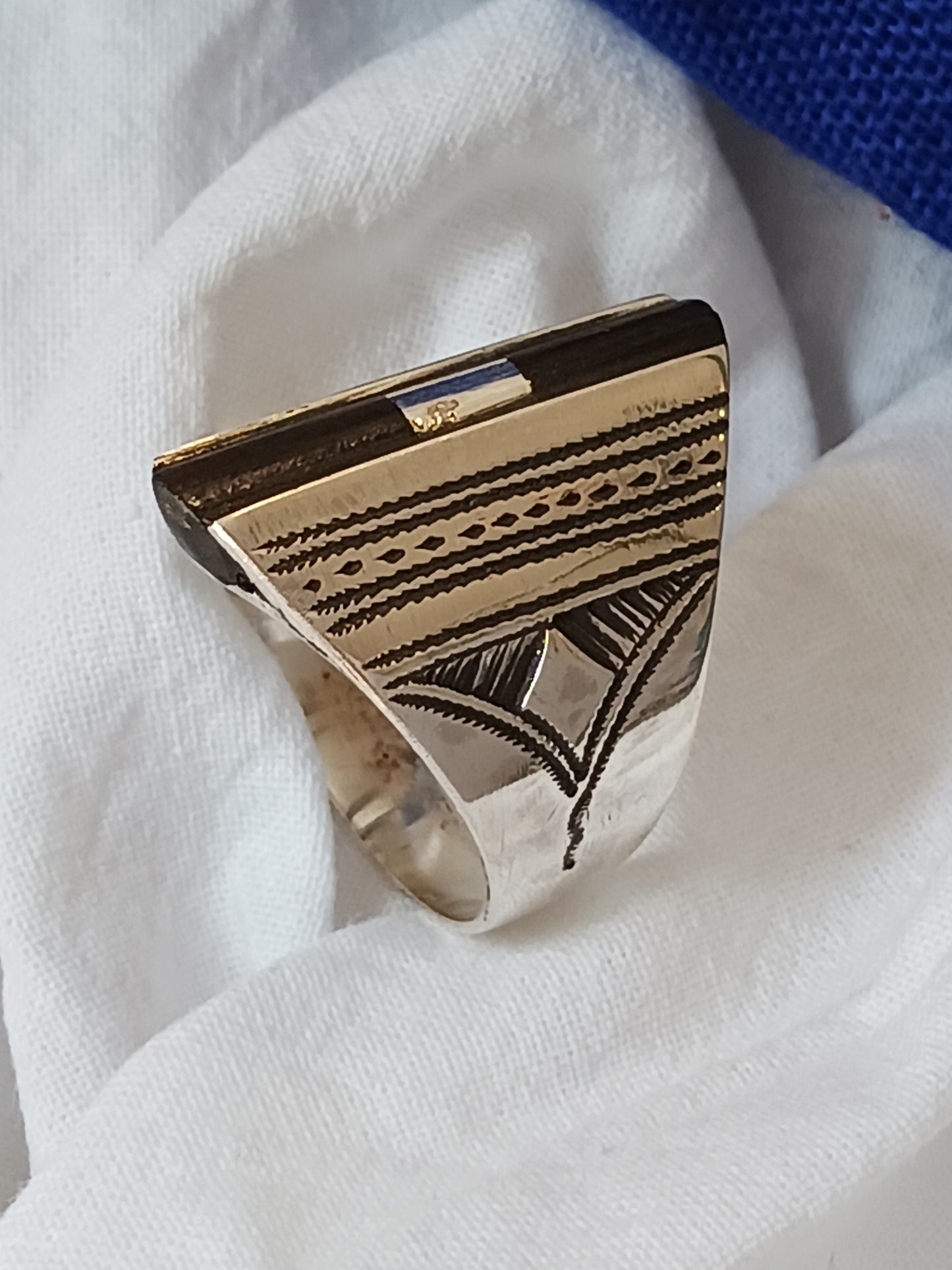 Bague touareg en argent massif