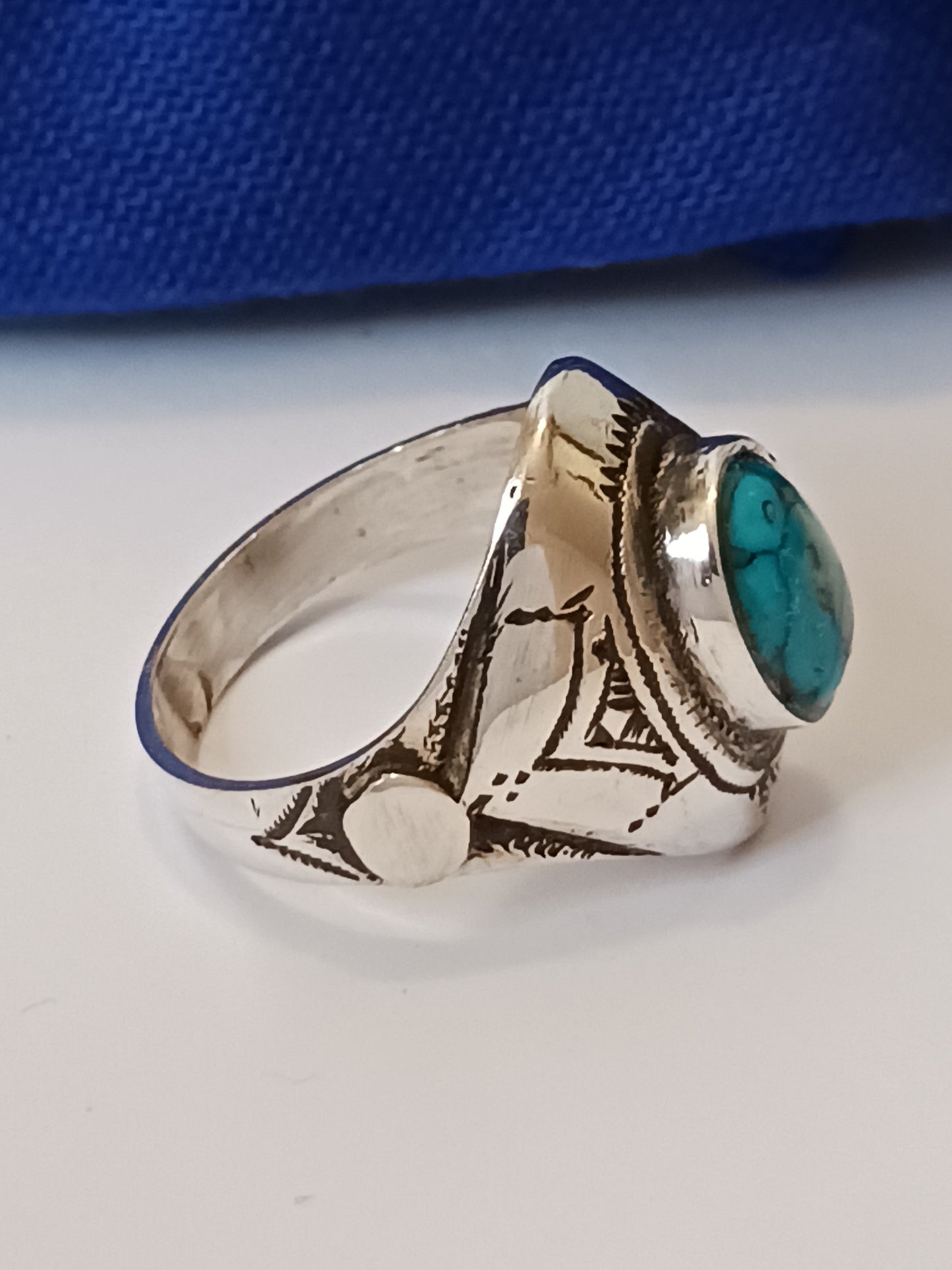 Bague touareg en argent massif