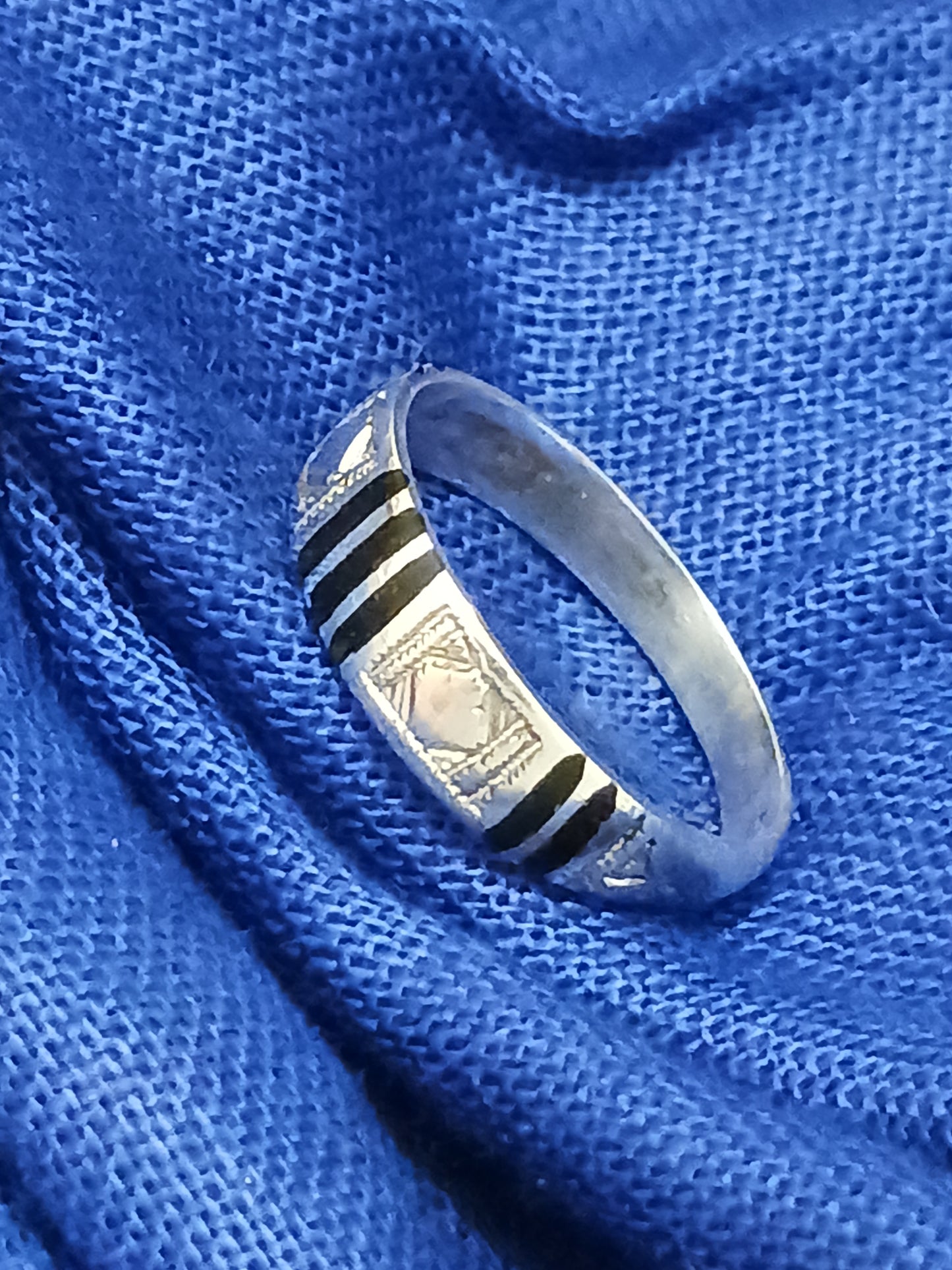 Bague touareg en argent massif