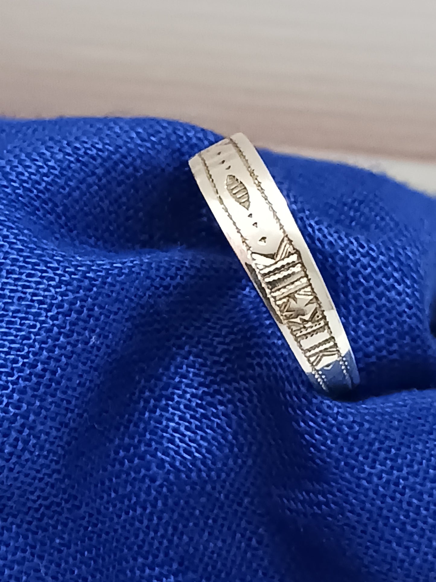 Bague touareg en argent massif