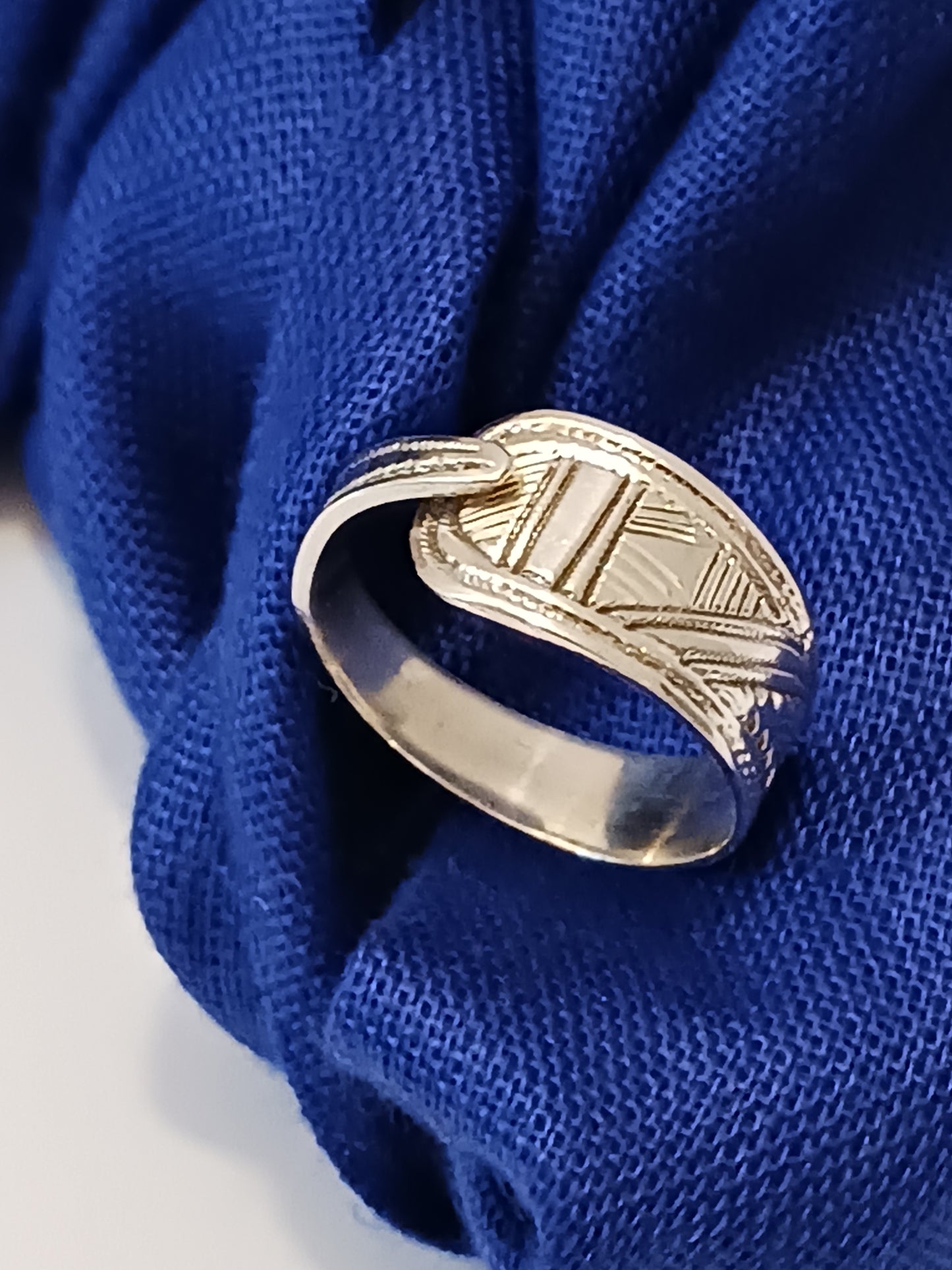 Bague touareg en argent massif