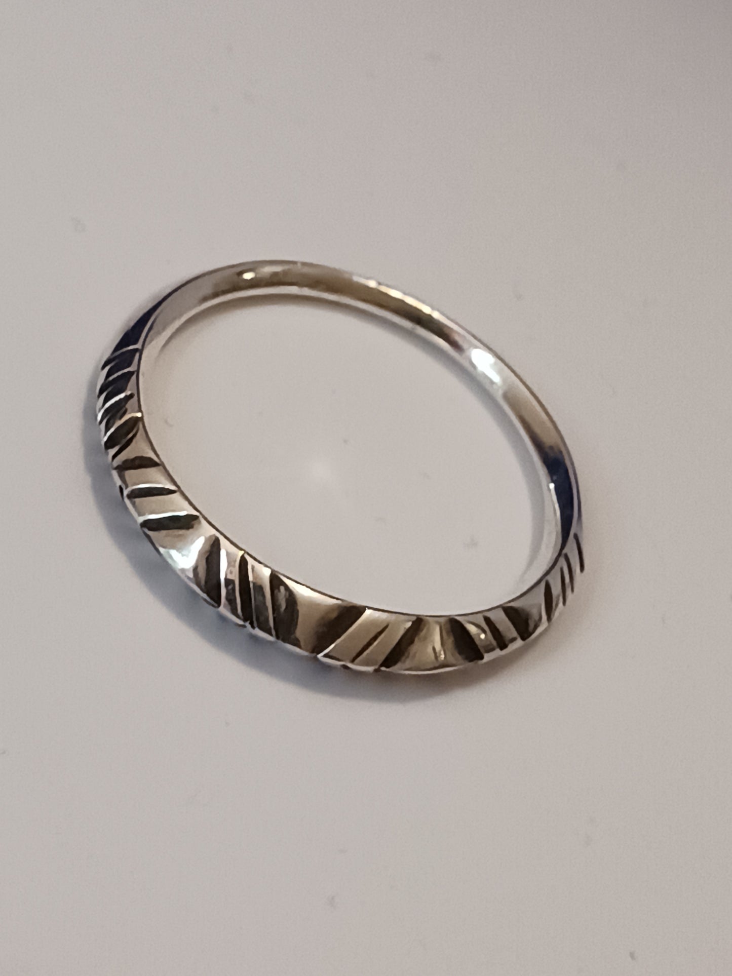 Bague touareg en argent massif