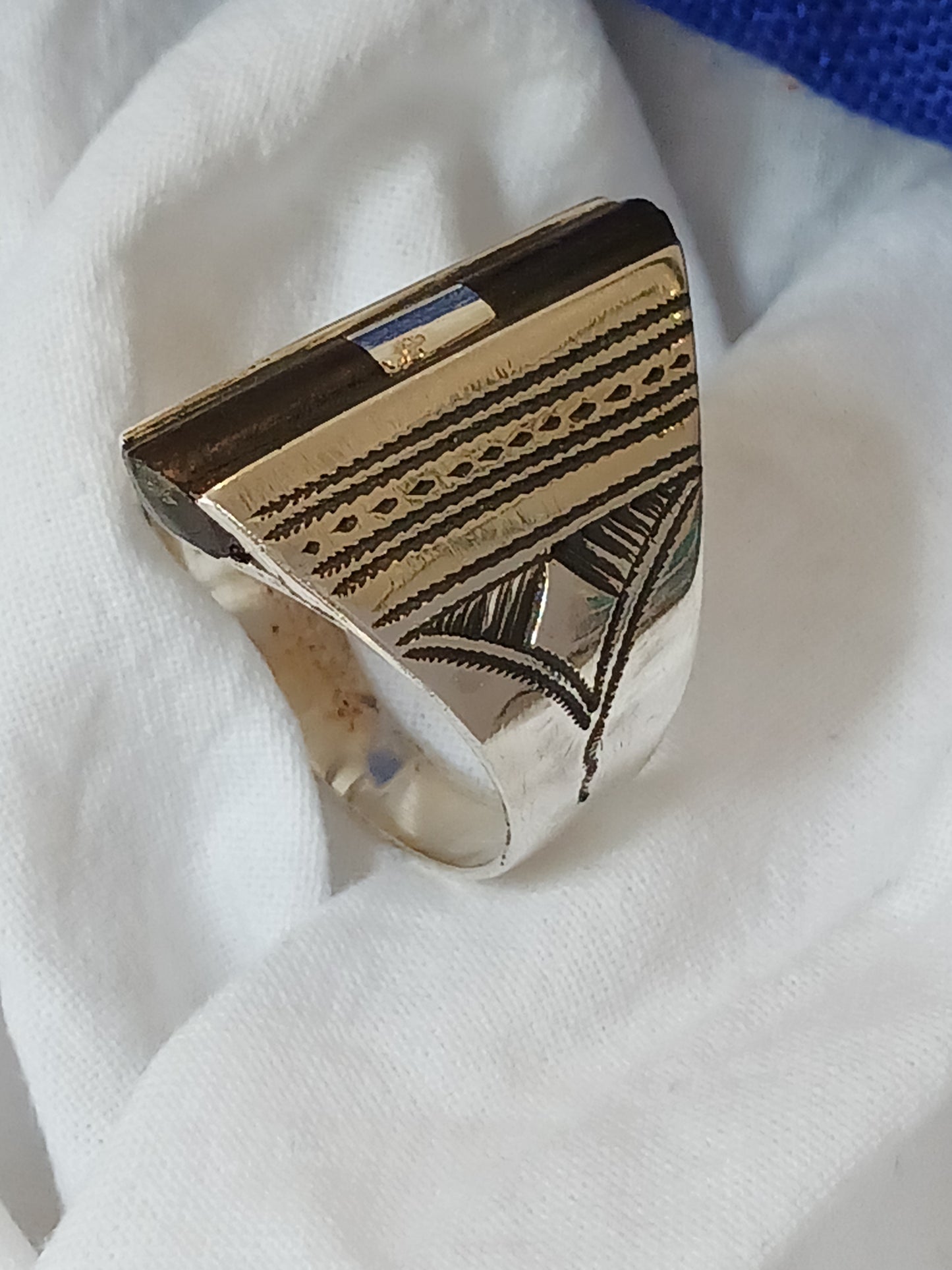 Bague touareg en argent massif