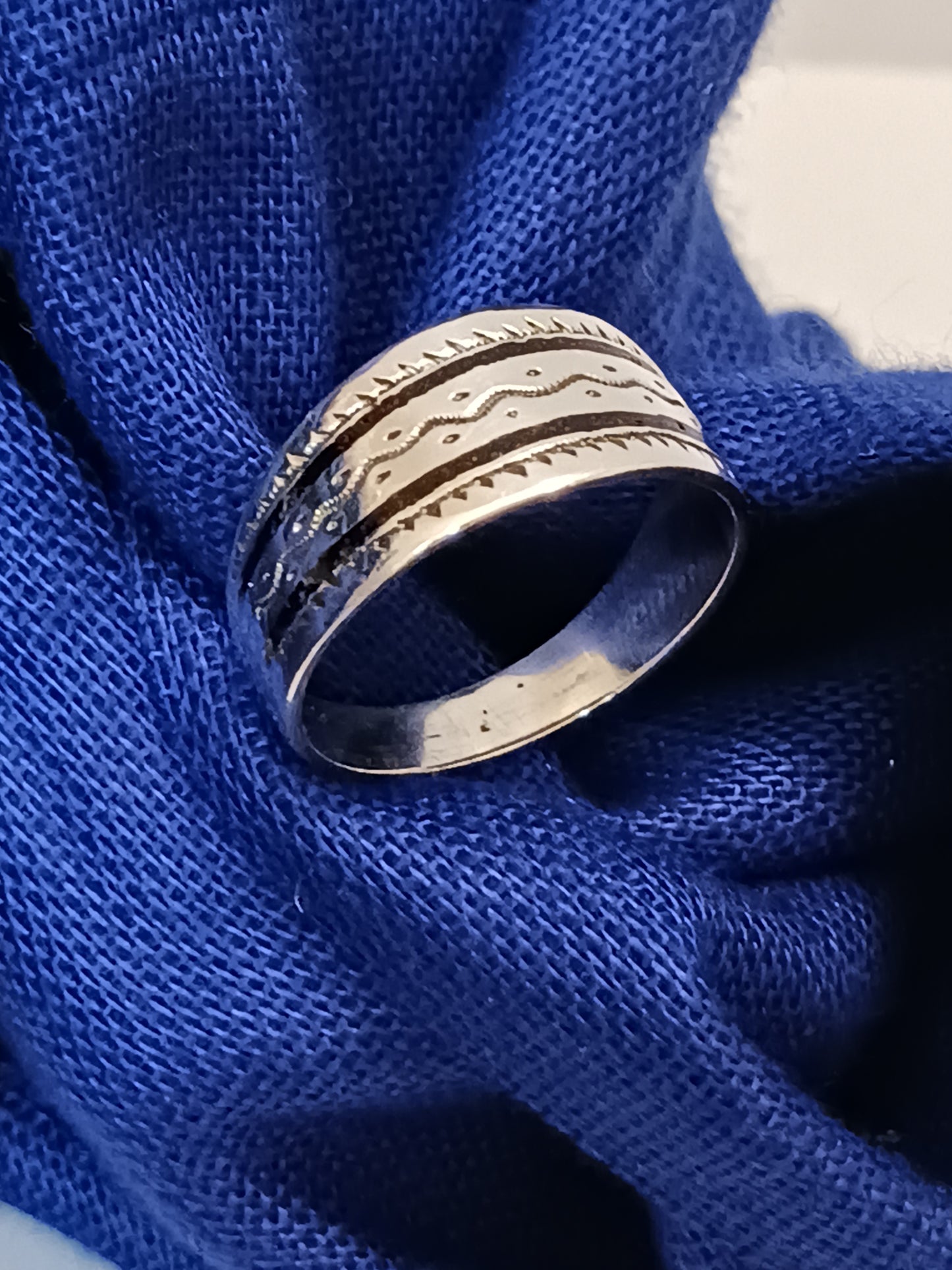 Bague touareg en argent massif