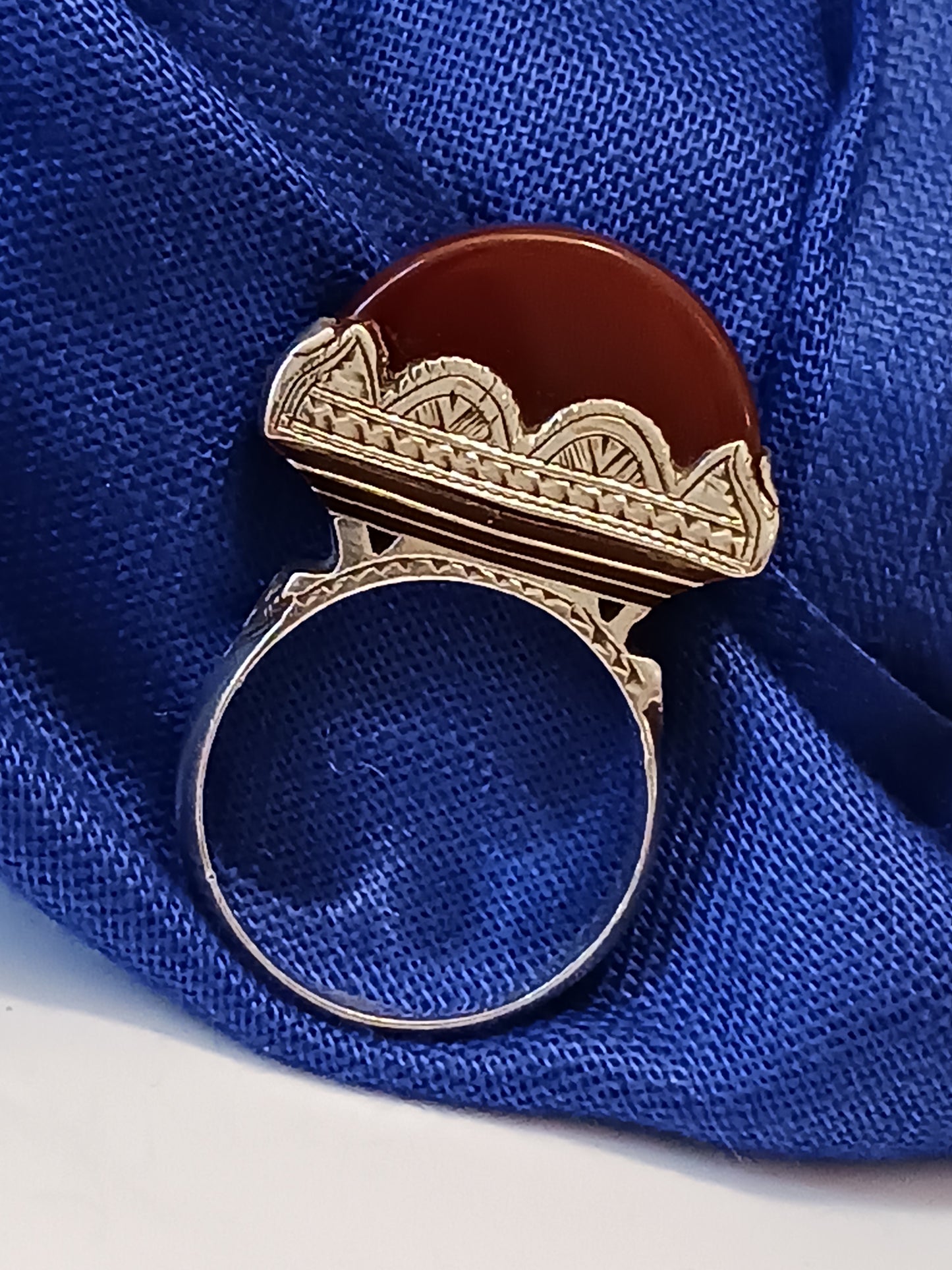 Bague touareg en argent massif