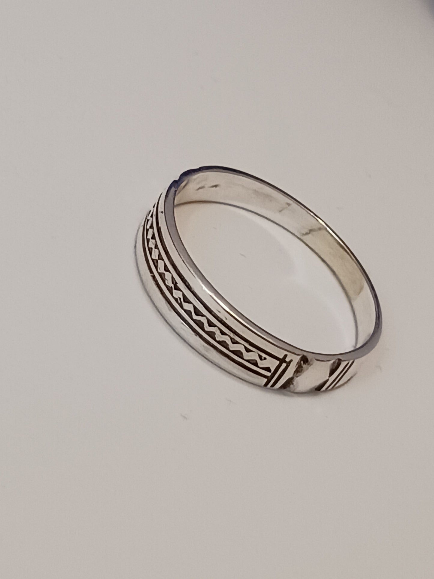 Bague touareg en argent massif