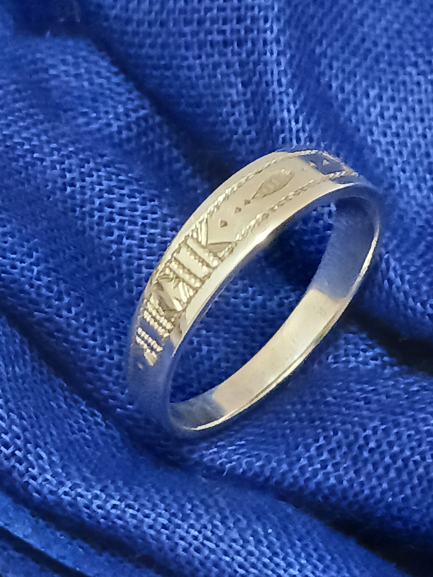 Bague touareg en argent massif